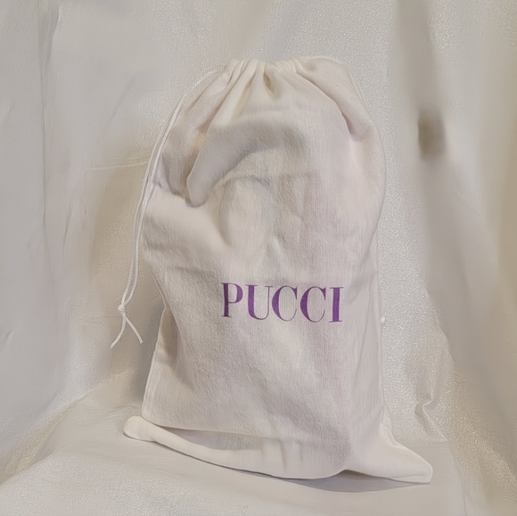 EMILIO PUCCI Fuschia Leather & Fabric Bag - Picture 4 of 15